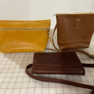 Lot of Portland leather bags